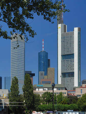 Skyline von Frankfurt Fotos