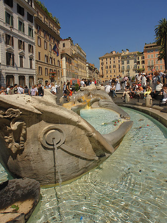 Foto Schiff im Barcaccia Brunnen - Rom