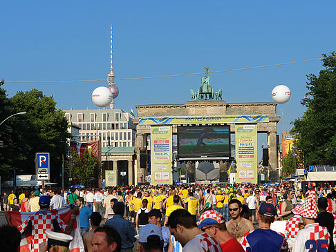 Foto Brandenburger Tor und Fernsehturm - Berlin