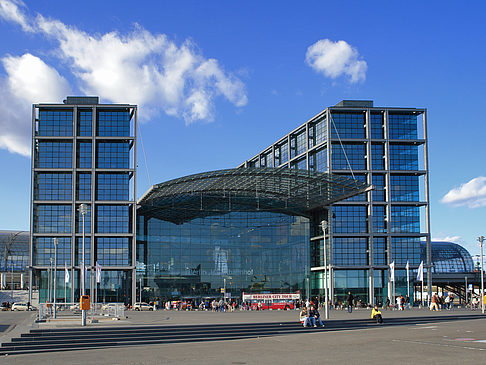 Foto Blick auf den Hauptbahnhof - Berlin
