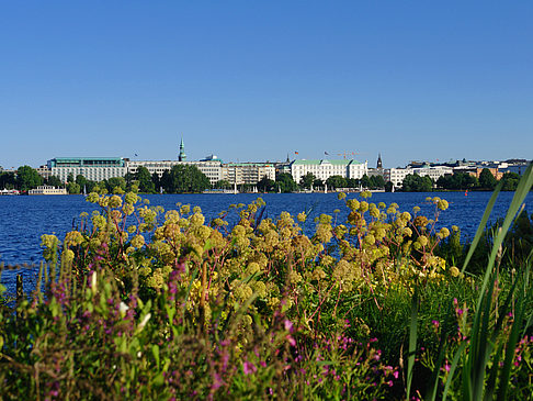 Blick nach Osten von der Außenalster