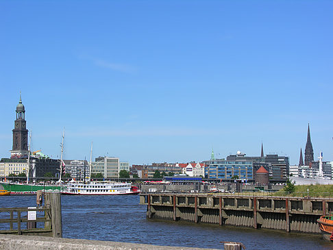 Panorama mit Hafen