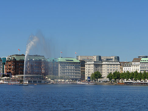 Foto Fontäne auf der Binnenalster