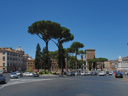 Fotos Verkehr an der Piazza Venezia